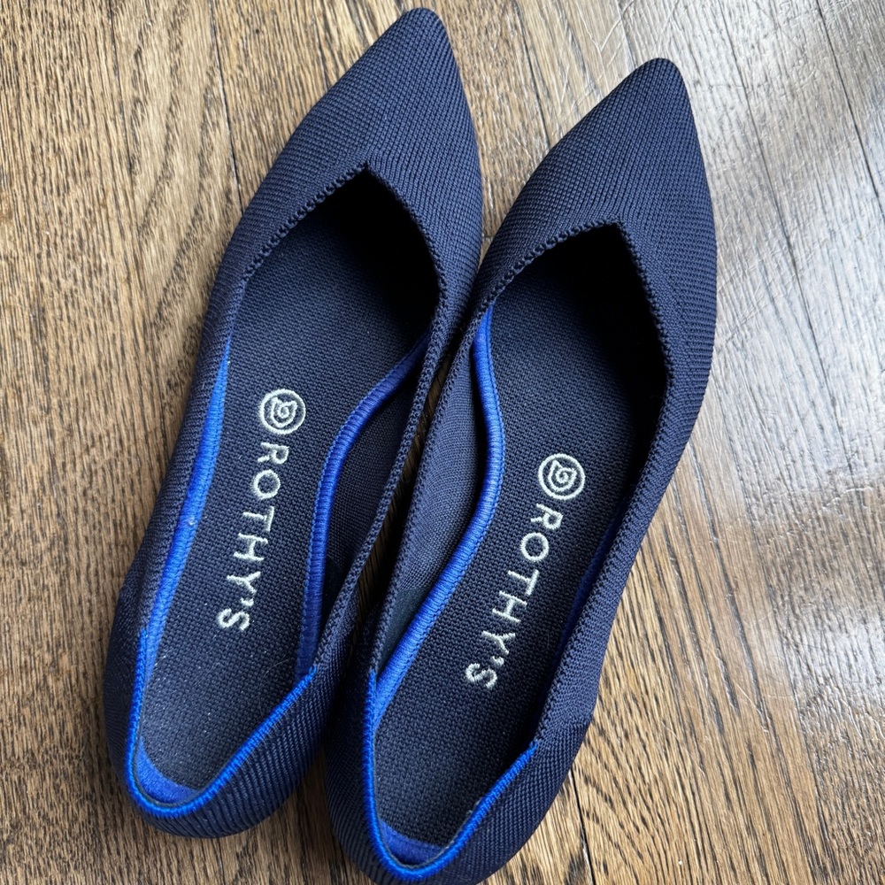 Rothy's The Point II Women's Deep Navy Flat